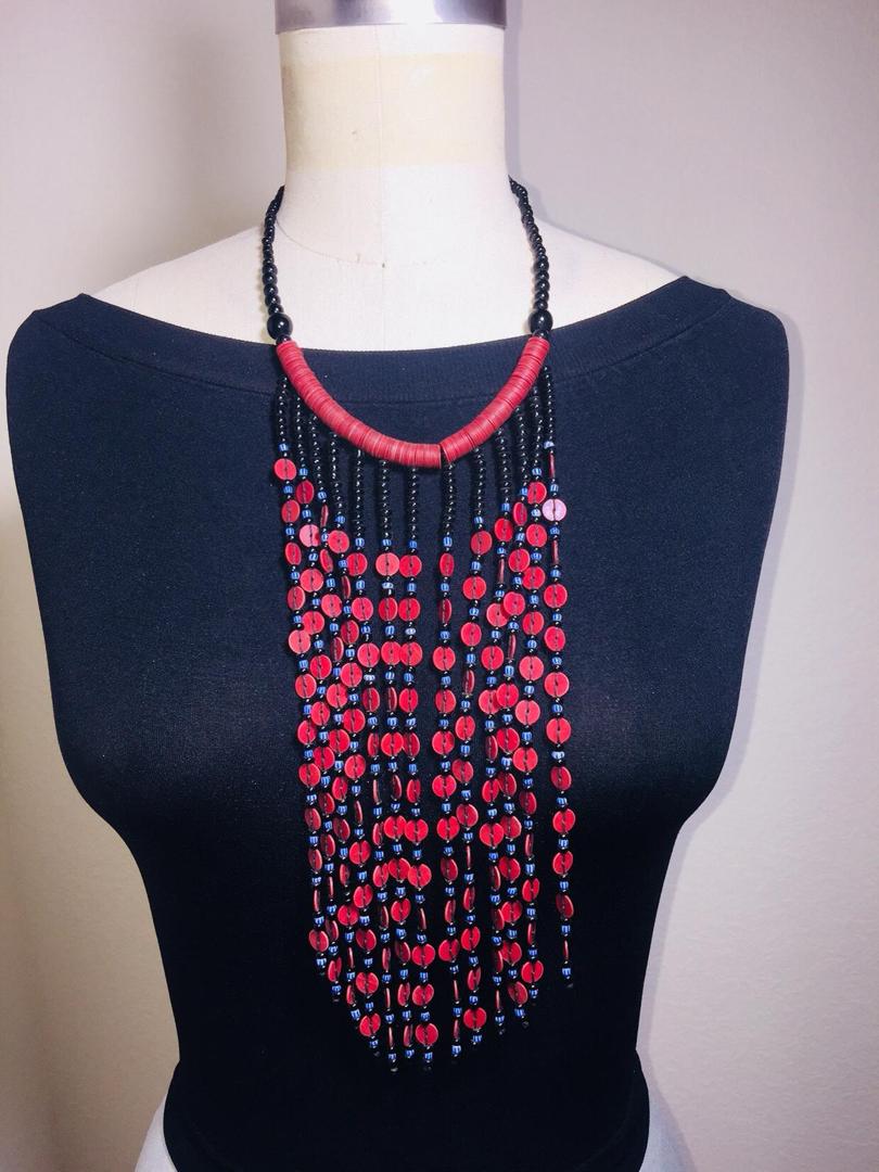 Koffee Bead Drip Necklace