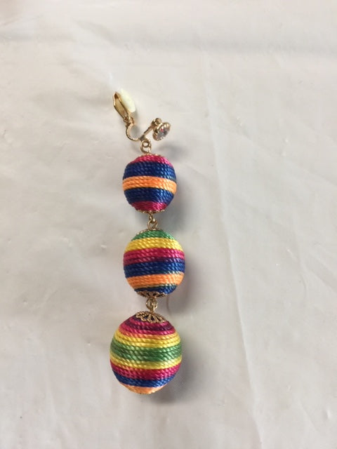 Balls Clips Earrings