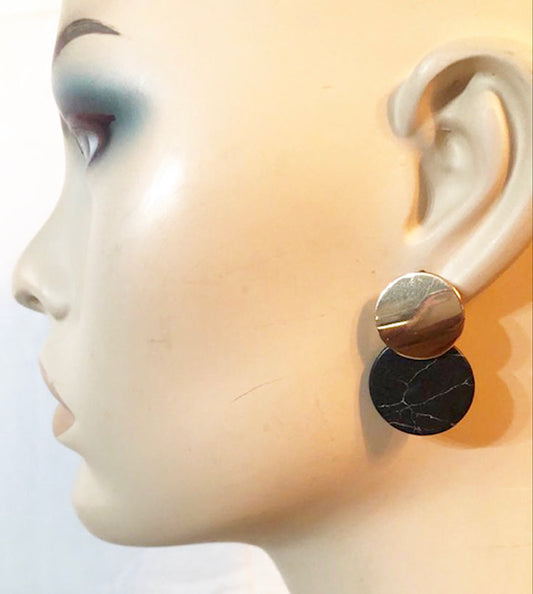 Button Costume Earrings