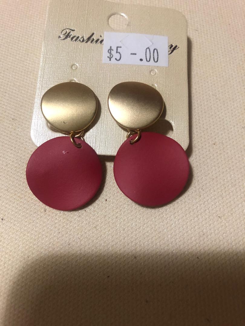 Clips Button Small Earrings