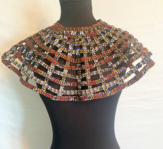 Ankara Fabric small Fabric Cape