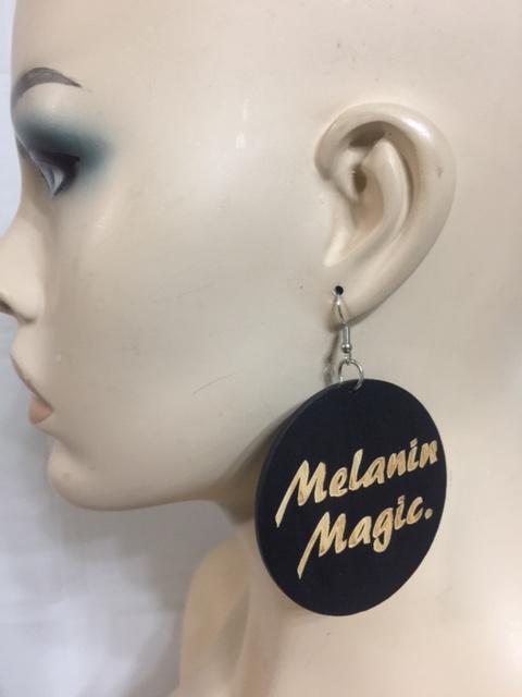 Melanin Queen Wood Earrings